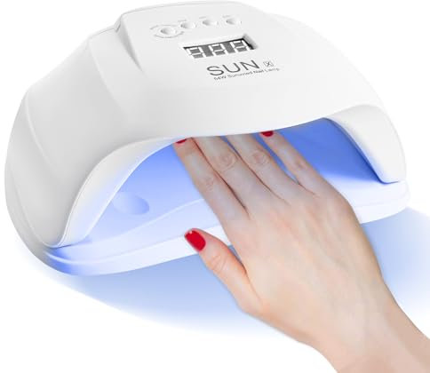 72W Super Power Nagellampe,Professionelle schnell trocknende Nagellampe,LED+UV Dual Light Source Lamp Beads，36 Lamp Beads，mit Induktionsstart und Autonomous Button Timing Funktion