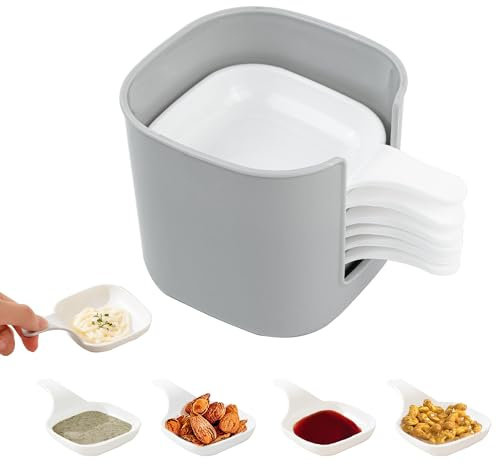 jinminamz Cuencos Aperitivos, Cuencos para Salsa, Cuencos para Sushi, Tazones para Salsa Adecuado para Servir Salsas Ketchup Aderezos Ensaladas (6 piezas)