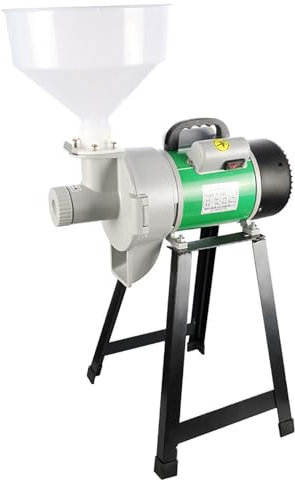 COYEUX 1200W Soymilk Grinding Machine Cereals Grain Grinder, 2800rpm Grain Mill Corn Grinder Wet Grinding Machine, with Fineness Regulator, for Wheat Rice Soybeans Cereals