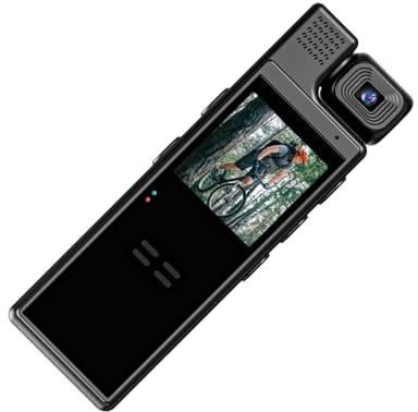 dijiusidy HD 1080P videoinspelare Minikamera Bärbar gör det enkelt att justera linsriktningen Videoinspelare BodyCam
