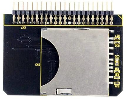 ZEPFJHE Adaptador de 44 pines macho de 2,5 pulgadas, tarjeta de memoria para portátiles, soporta memoria a IDE