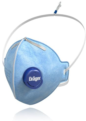 Dräger X-plore 1720 V, Staubmaske, FFP3 Atemschutz mit Ventil, Einheitsgröße, 3 Stück