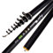 FOMT Teleskop Angelrute Set 4,5 M 5,4 M 6,3 M 7,2 M Ruß Rotierende Angelrute Teleskop Angelrute Mit Rollenkombination Meerwasser Süßwasser Kit Angelruten Set,6.3 m