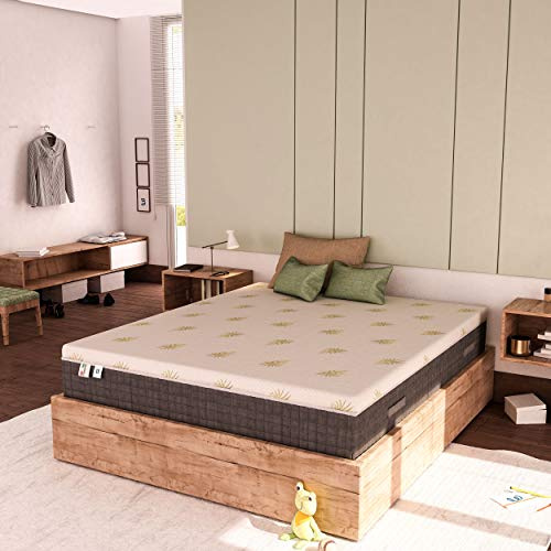 Baldiflex Emporio Dubbelmadrass, Memory, premium fjädrar, Memory 10 cm, 11 differentierade zoner, avtagbar, höjd 28 cm, 160 x 200 cm