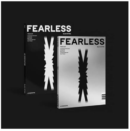 LE SSERAFIM FEARLESS 1st Mini Album Vol.1 BLACK PETROL Version CD+112p Booklet+1p PhotoCard+1p PostCard+1ea Sticker+1p Transfer Paper+Tracking Sealed