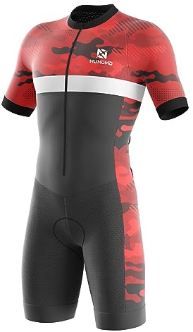 Triathlon Suit Men’s – Quick Dry, Breathable, Sleeveless TriSuit for Swimming, for Cycling Training Road Bike Top Cycling Clothing Racing Bike Top (TYP-4,XL)