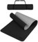 ALPIDEX Yogamatte rutschfest 190 x 61 x 0.6 cm | 190 x 90 x 0.6 cm E-Book Phthalatfreie Fitness TPE Matte Gymnastik Turnen Pilates Sport Yoga Trainingsmatte, Black/Grey, 190 x 61 x 0.6 cm