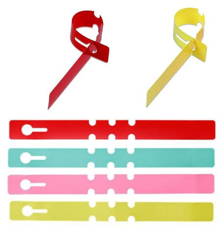 GYWHOOFT Lot de 400 marqueurs pour plantes, étiquettes pour plantes de jardin, marqueurs pour plantes en plastique, étiquettes de jardin imperméables, pour plantes et arbres de jardin, suspendus au