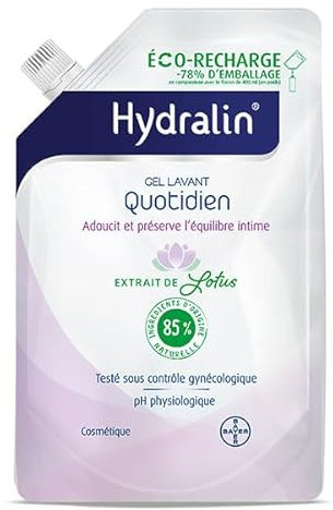 Hydralin Quotidien Gel Lavant 400ml ECO RECHARGE Equilibre Intime