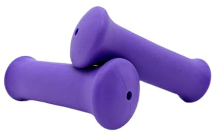 kowaku 2 Piezas Puños para Manillar de Bicicleta Mangos de Repuesto Agarres para Patinete de Material PP Suave con Textura Antideslizante Adecuado para Niños, PÚrpura