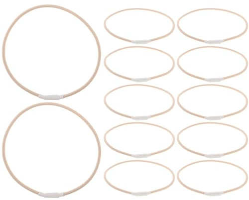 Toyvian 12 Pezzi Elastici Antishock per Supporto Microfono Anelli in Gomma Resistenti e Flessibili per Sospensione Microfono Ricambio Elastico Antiurto per Montaggio Studio