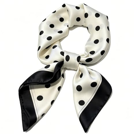 VILITI Neck Scarf for Women,Square Satin Hair Bandana Head Scarf 70x70cm Soft Silk Feel Lightweight Shawl Wrap Ladies Neckerchief,Wedding Guest Handbag Accessories Gift,for Travel Bags Fashion