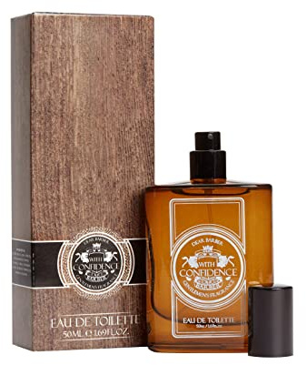 Dear Barber WITH CONFIDENCE EAU DE TOILETTE, 50ml - Masculine Vintage-Inspired Fragrance, Freshen Up Aftershave, Long-Lasting Scent