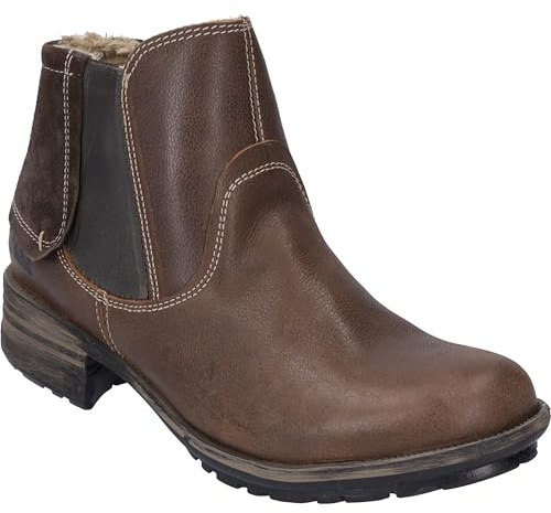 Josef Seibel Femme Sandra 56 Bottes à Enfiler, Braun Moro, 38 EU