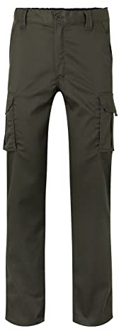 VELILLA 103005S, Pantalón Stretch Multibolsillos, Color Verde Caza, Talla 60