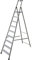 Facal PS-9M Aluminium-Stufenstehleiter Piu Su Maxi 110, 9 Stufen, inklusive Plattform