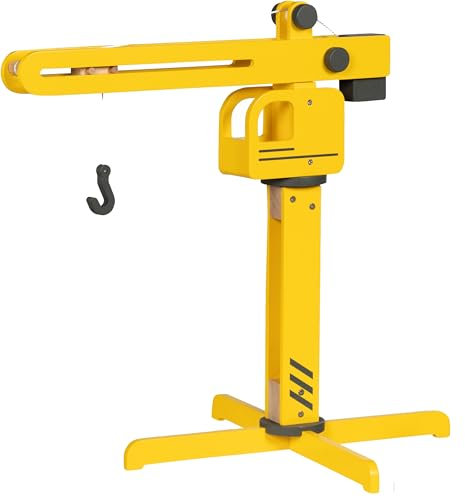 goki 55854 - Baukran - 360° drehbar - wie auf der echten Baustellen - ab 3 Jahre