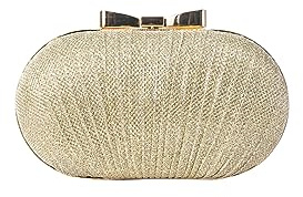 CORIOS Paillettes Embrayage Femme Sac de Soirée Sacs à Main D'épaule de Mariée Élégant Pochette Portefeuille Sacs Fourre-Tout de Chaîne Bling Sac à Bandoulière Or