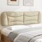 Xichuzi Kopfteil-Kissen Creme 180 cm Stoff, Kopfteil Bett, Bettrückwand, Headboard, Bettrückwände, Bettkopfteilbezug, Kopfteilabdeckung - 374605