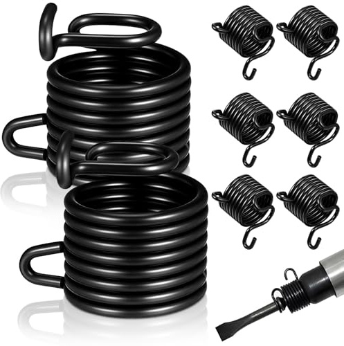 KOCKSHION 6 Ressorts de Retenue pour Marteau Pneumatique, Ressorts de Burin de Rechange en Acier, Accessoires pour Outil Pneumatique, Kit 6 Pièces pour Entretien et Remplacement, Usage