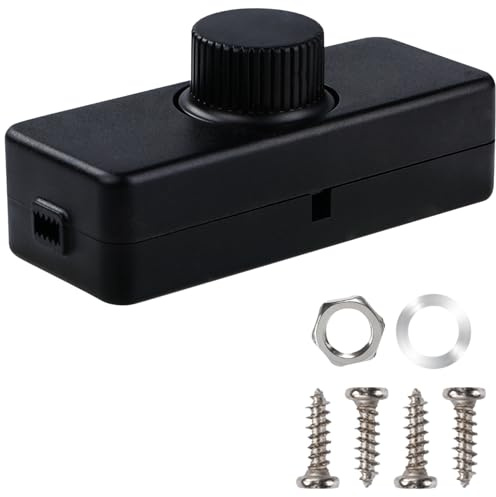 Jadeshay Dimmer per LED 220V, Interruttore Dimmer LED per lampadine a incandescenza e alogene 220-240V 3-100W
