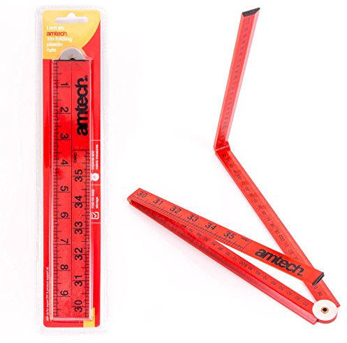 1m Plastic Folding Ruler With Metric & Imperial Markings