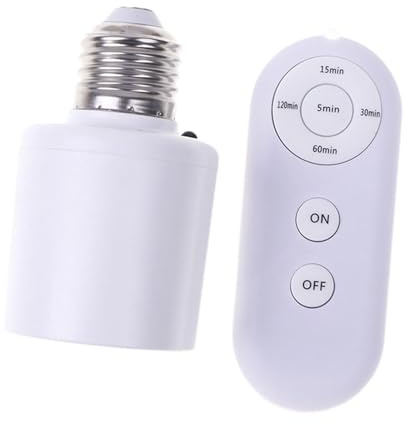Dualoai Douille de Lampe avec Télécommande pour Couloir, Garde-manger, Porche