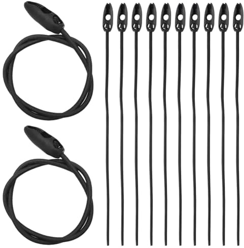 10 correas tensoras expansoras, tensores de equipaje, gomas tensoras de 50 cm, gomas elásticas para portabicicletas, pizarras de advertencia, bicicleta, motocicleta, camping, lona, correas de sujeción