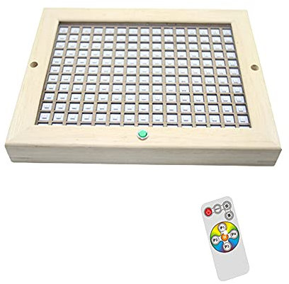infrarot Sauna led Farblicht mit RF Fernbedienung/fuwarm LED Sauna Chromotherapie für Infrarotkabinen