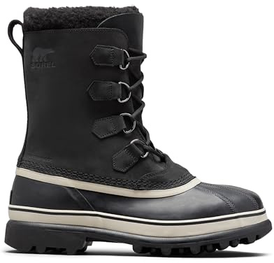 Sorel CARIBOU WATERPROOF Men's Snow Boots, Black (Black x Dark Stone), 7 UK