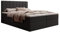 MyBed Allen Boxspringbett Modernes Polsterbett mit Kopfteil und Bettkasten 140x200 7-Zonen Taschenmatratze H2 und Topper Schwarz Jasmine 100 Schlafzimmer