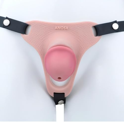 Cage de Chastetée en Silicone Sex Toys Cage de Chasteté avec Ceinture et 4 Tailles Différentes pour Masquer la Taille du Pénis Chastity Cage Légère et Souple pour le Bondage du Pénis (Black,L)