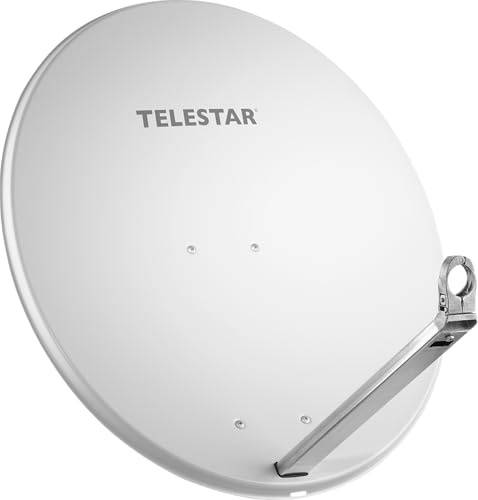 TELESTAR DIGIRAPID 80 A V2 – Antena parabólica 80 cm, Aluminio – Gris Claro