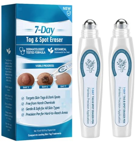 Eliminador De Verrugas 2 X 15ml Eliminador De Verrugas Para Eliminar Verruga Quita Verruga Aplicación Acción Rápida Rápida Absorción Para Marcas De Piel Cara Y Cuerpo Para Cuerpo Y Rostro