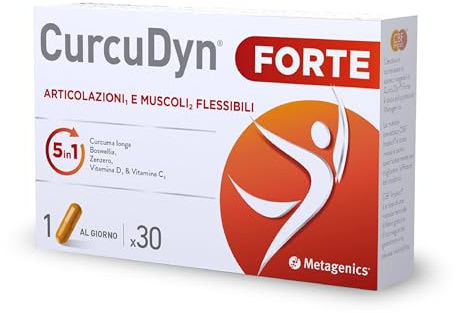 Metagenics CurcuDyn Forte - Per il Benessere di Articolazioni, Cartilagini e Tendini - 30 Gellule