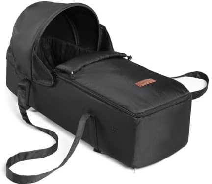 Ickle Bubba Venus Newborn Cocoon – 2-in-1 Carrycot & Footmuff, Suitable from Birth to 9kg, Universal Fit for Double & Jogger Strollers, Quilted Liner, Hood, Zip-On Apron & Easy Carry Handles