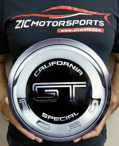 ZIC Motorsports Ford Mustang California Special Gas Cap Metal Wall Sign