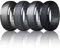 Dookeh Silikonring für Männer, Silikon-Ehering für Männer, Eheringe aus Gummi für Männer (W3-Titanium,Dark Gray,Cast Iron,Black, 10)