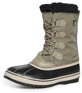 Sorel 1964 PAC Nylon Waterproof bottes d'hiver imperméables pour homme, Vert (Sage x Dark Moss), 43 EU