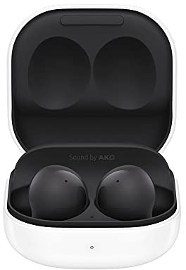 Samsung Galaxy Buds2 Cuffie Bluetooth, True Wireless, Cancellazione attiva rumori, Custodia di Ricarica, Black/Graphite, 2021 [Versione Italiana] (Ricondizionato)