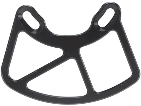 Fahrradkettenschutz, Robuster Fahrrad-Bash-Schutz für 22T-46T-Kettenblätter (Black)