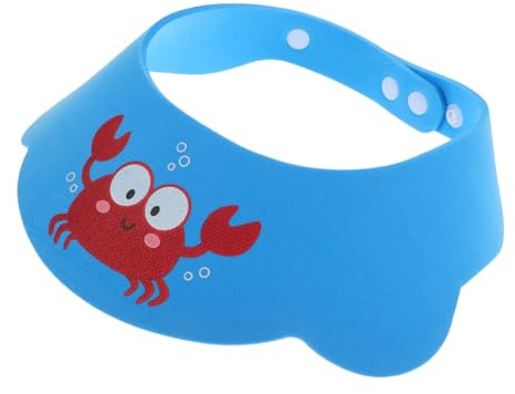 Healeved Bonnet De Shampoing Pour Enfants Bouclier De Shampoing Pour Bébé Casquettes De Shampoing Capsules De Shampoing Pour Nourrissons Épaissir Les Bonnets De Bain Gel De Silice Blue