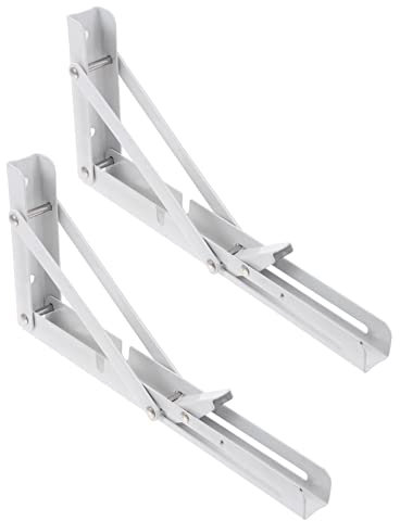 Cabilock Platzsparendes Wandregal 10 Zoll Klappbare Regalhalterungen Halterungssatz Aus Edelstahl