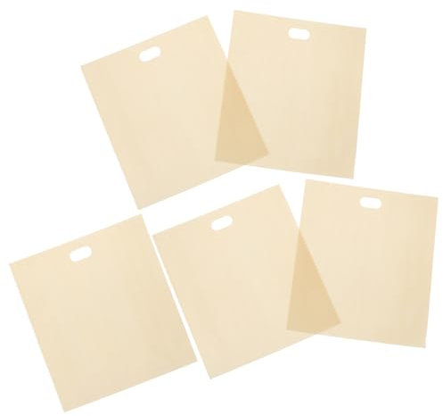 PACKOVE 5 Stück Wiederverwendbare Toasterbeutel Set Hitzebeständige Toasttaschen für Toaster Mikrowelle und Grill Antihaft Sandwichbeutel für Leckere Snacks Sicherer Genuss für Toast und