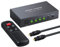 LiNKFOR SPDIF Toslink Switcher 3 in 1 Out Digital optische Audio Umschalter mit IR Fernbedienung unterstützt PCM2.0 DTS Dolby-AC3 für TV, PS3, PS4, Blu-ray Player, Kabelbox, HDTV