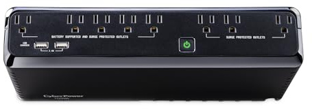 CyberPower SL700U Standby UPS Battery Backup and Surge Protector, 700VA/370W, 8 Outlets, Slim Profile, UL Certified
