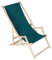 Melko Klappliegestuhl Strandstuhl aus Holz Holzliegestuhl Relaxliege Strandliege Grün