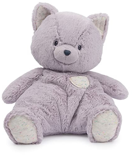 GUND Baby Oh So Snuggly Kitten Large Plush Stuffed Animal for Babies and Infants, Lavender, 12.5”