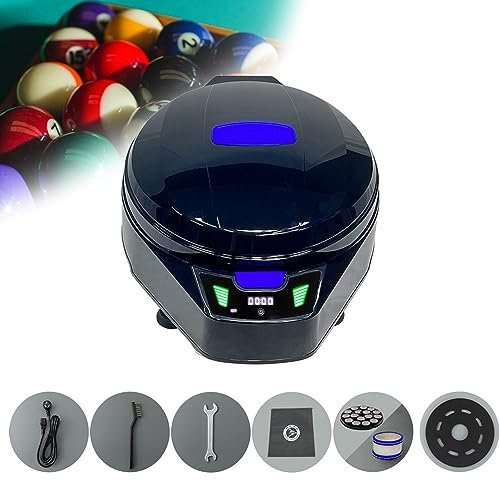 Cashwise Pool-Ball-Set, automatischer Pool-Ball-Reiniger, 16/22 Bälle, Snooker-Billard-Ball-Ultraviolett-Poliermaschine, kugelsicher mit Stoßdämpfung, LED-Anzeige
