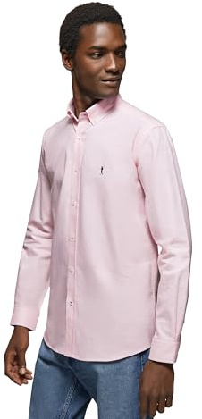 Polo Club Camisa Oxford 100% Algodón Hombre - Regular Fit - Botones - Shirt for Men